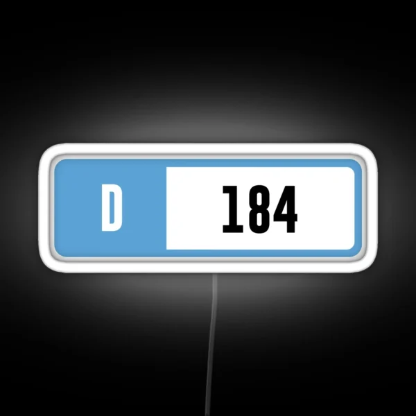 D 184 Forza Performance Index RGB Neon Sign