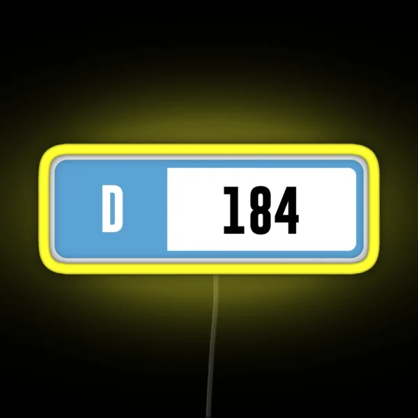 D 184 Forza Performance Index RGB Neon Sign