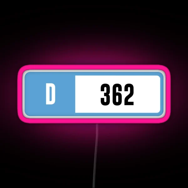 D 362 Forza Performance Index RGB Neon Sign