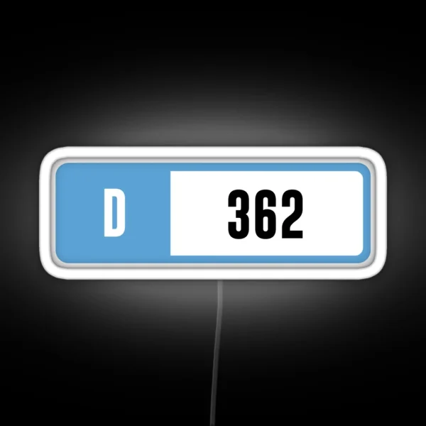 D 362 Forza Performance Index RGB Neon Sign