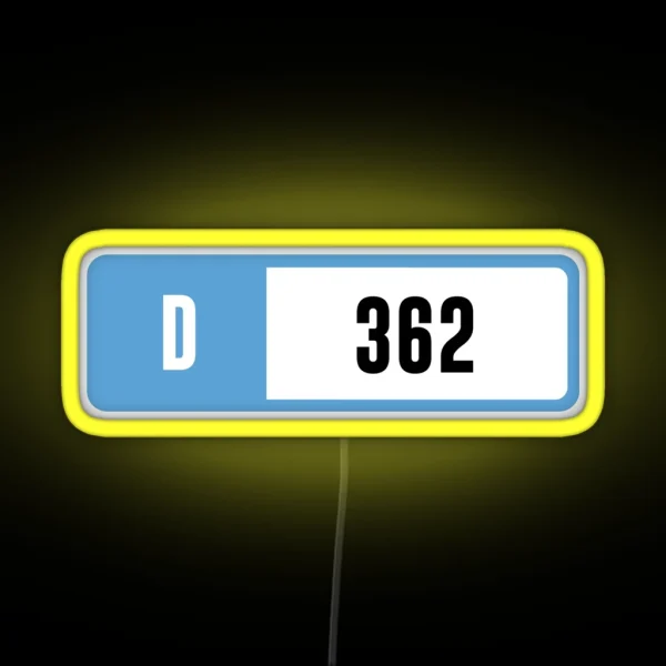 D 362 Forza Performance Index RGB Neon Sign