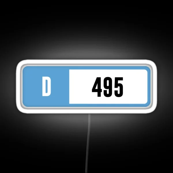 D 495 Forza Performance Index RGB Neon Sign