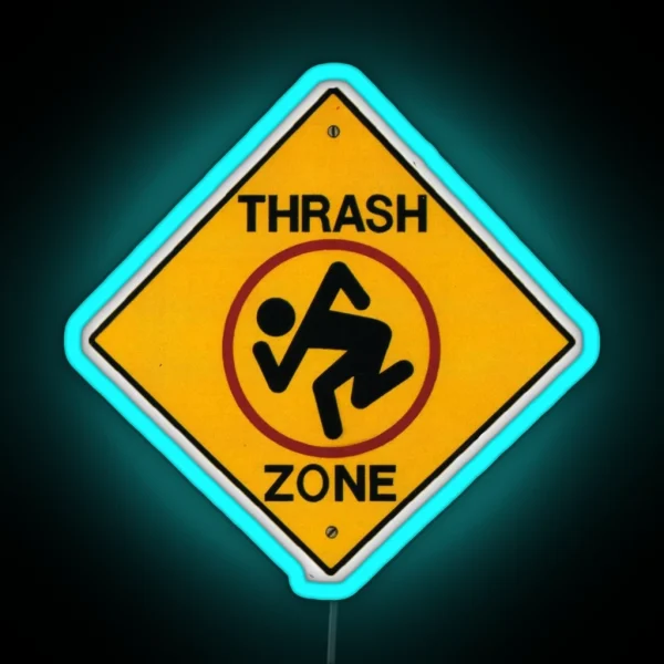 D R I Thrash Zone RGB Neon Sign