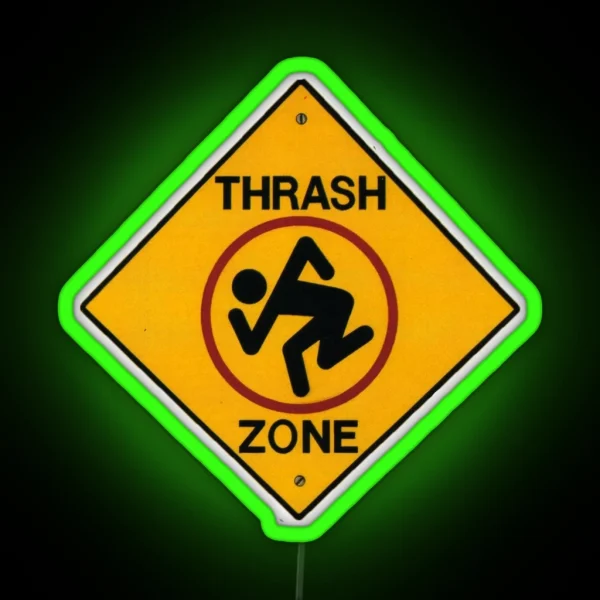 D R I Thrash Zone RGB Neon Sign