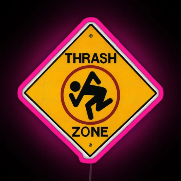 D R I Thrash Zone RGB Neon Sign