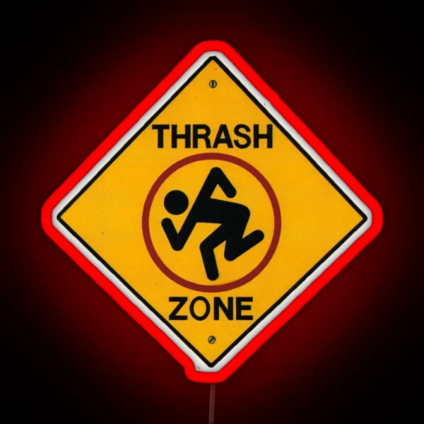 D R I Thrash Zone RGB Neon Sign
