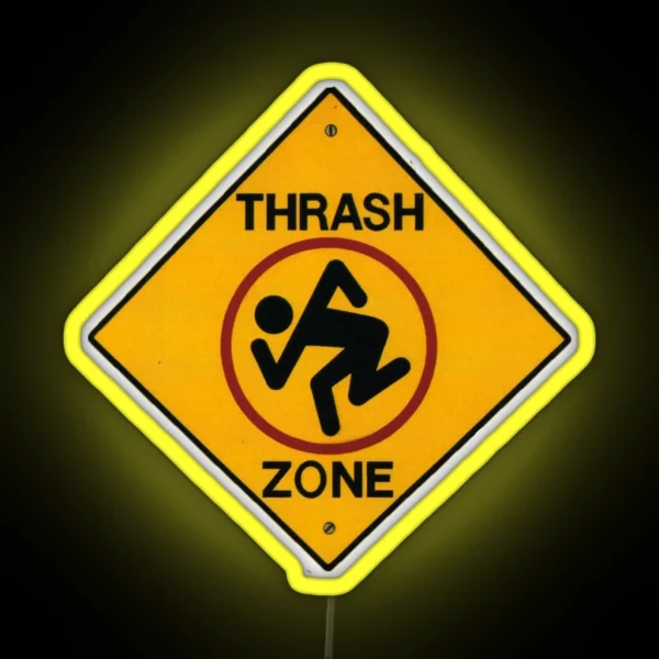D R I Thrash Zone RGB Neon Sign