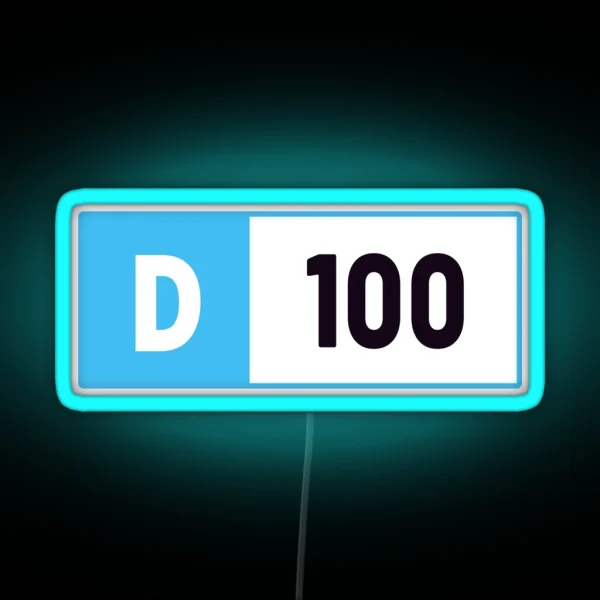 D100 Forza Performance Index RGB Neon Sign