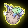 D20 Merlin Cat RGB Neon Sign - Image 5