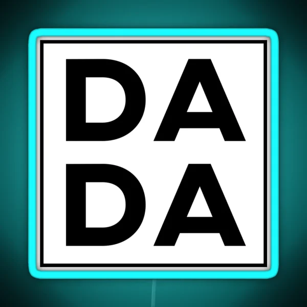 Da Da Father S Day RGB Neon Sign