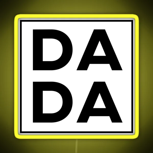 Da Da Father S Day RGB Neon Sign