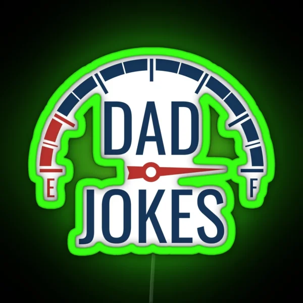 Dad Jokes Full RGB Neon Sign