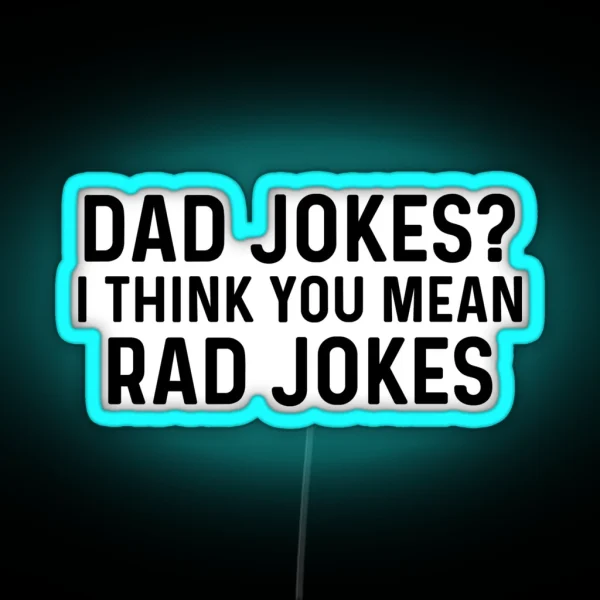 Dad Jokes RGB Neon Sign