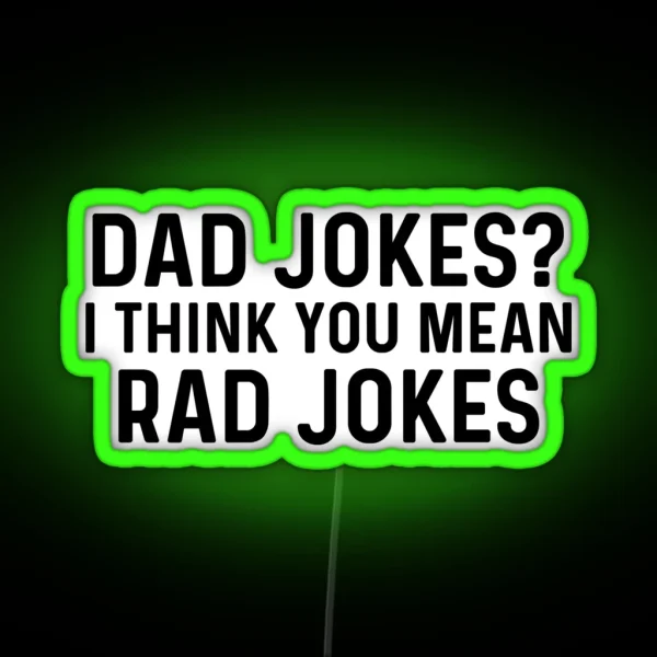 Dad Jokes RGB Neon Sign