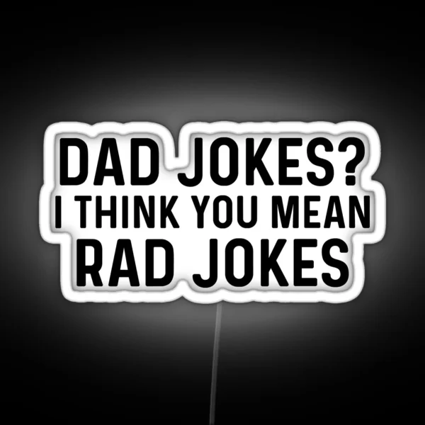 Dad Jokes RGB Neon Sign
