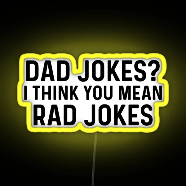 Dad Jokes RGB Neon Sign