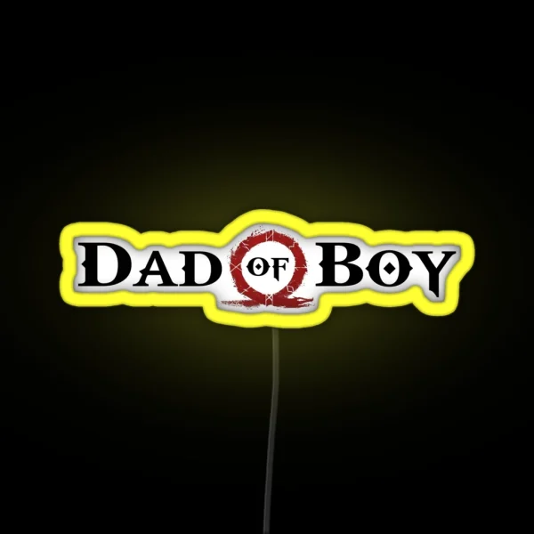 Dad Of Boy RGB Neon Sign