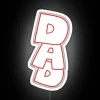 Dad Text RGB Neon Sign