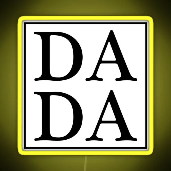 DADA RGB Neon Sign