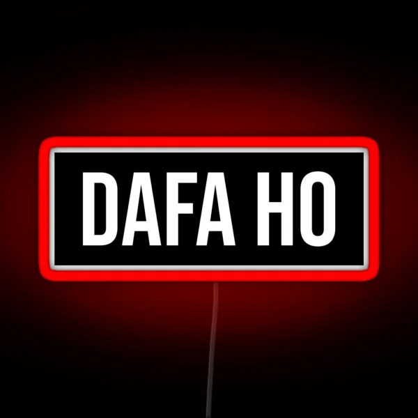 Dafa Ho Bilingual RGB Neon Sign