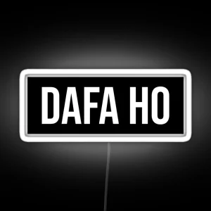 Dafa Ho Bilingual RGB Neon Sign