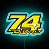 Daijiro Kato Number 74 RGB Neon Sign - Image 3