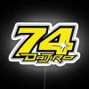 Daijiro Kato Number 74 RGB Neon Sign - Image 5