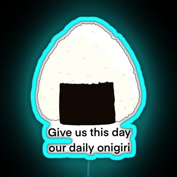 Daily Onigiri RGB Neon Sign