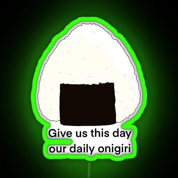 Daily Onigiri RGB Neon Sign
