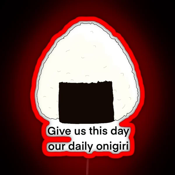 Daily Onigiri RGB Neon Sign