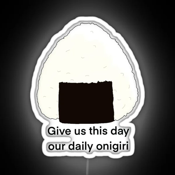 Daily Onigiri RGB Neon Sign