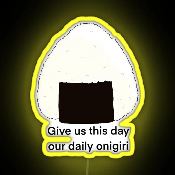 Daily Onigiri RGB Neon Sign