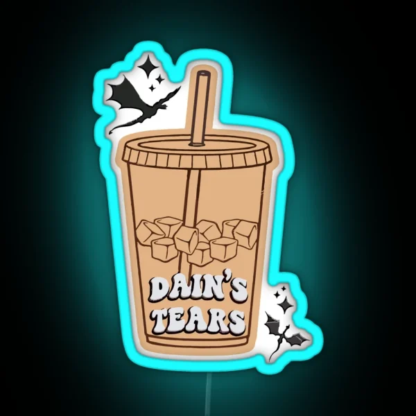 Dains Tears Fourth Wing RGB Neon Sign