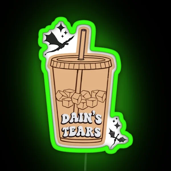 Dains Tears Fourth Wing RGB Neon Sign