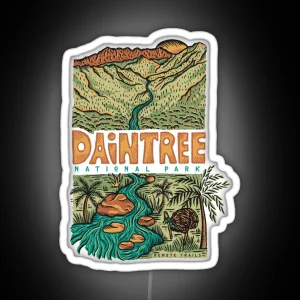 Daintree National Park Australia RGB Neon Sign