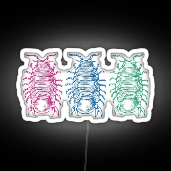 Dairy Cow Isopods RGB Neon Sign