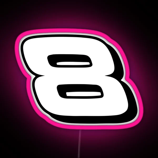 Dale Earnhardt Jr 8 RGB Neon Sign