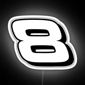 Dale Earnhardt Jr 8 RGB Neon Sign