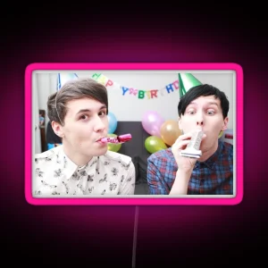 Dan And Phil Led RGB Neon Sign