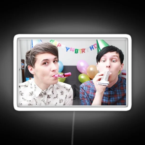 Dan And Phil Led RGB Neon Sign