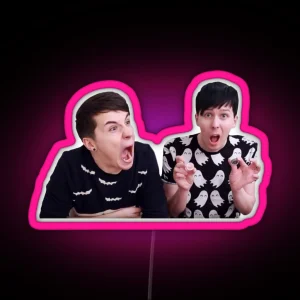 Dan And Phil Led RGB Neon Sign