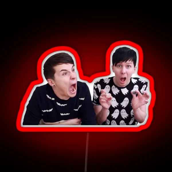 Dan And Phil Led RGB Neon Sign