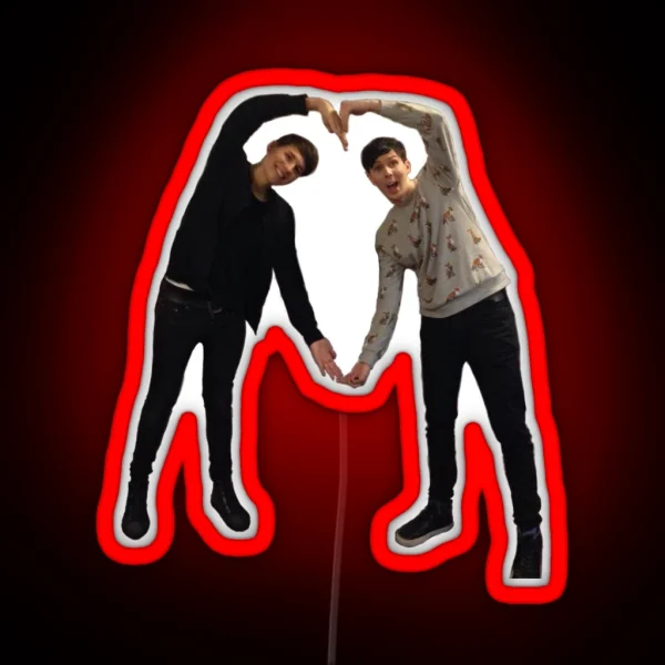 Dan And Phil Led RGB Neon Sign