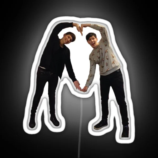 Dan And Phil Led RGB Neon Sign