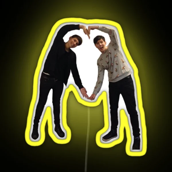 Dan And Phil Led RGB Neon Sign