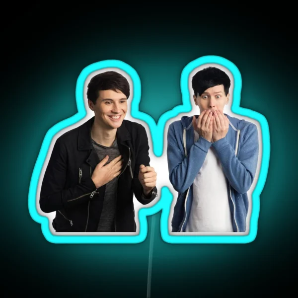 Dan And Phil Led RGB Neon Sign