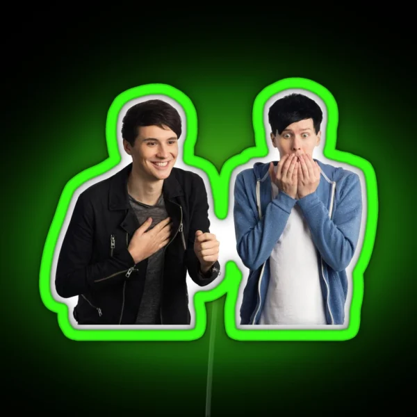 Dan And Phil Led RGB Neon Sign
