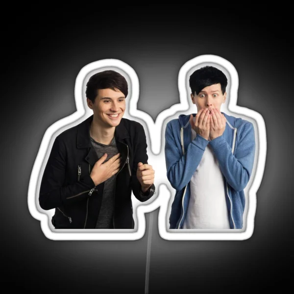 Dan And Phil Led RGB Neon Sign