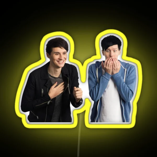 Dan And Phil Led RGB Neon Sign