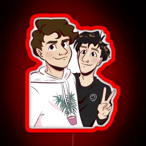 Dan And Phil Merch Swap RGB Neon Sign